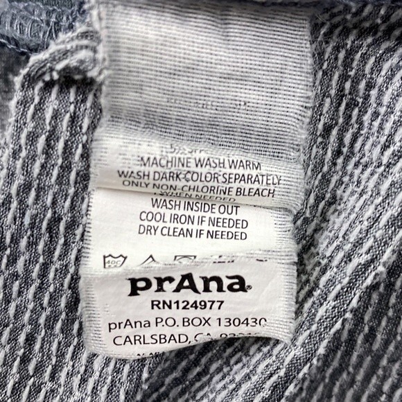 Prana Robyn V-Neck Relaxed Gray Long Sleeve Top - Picture 11 of 12